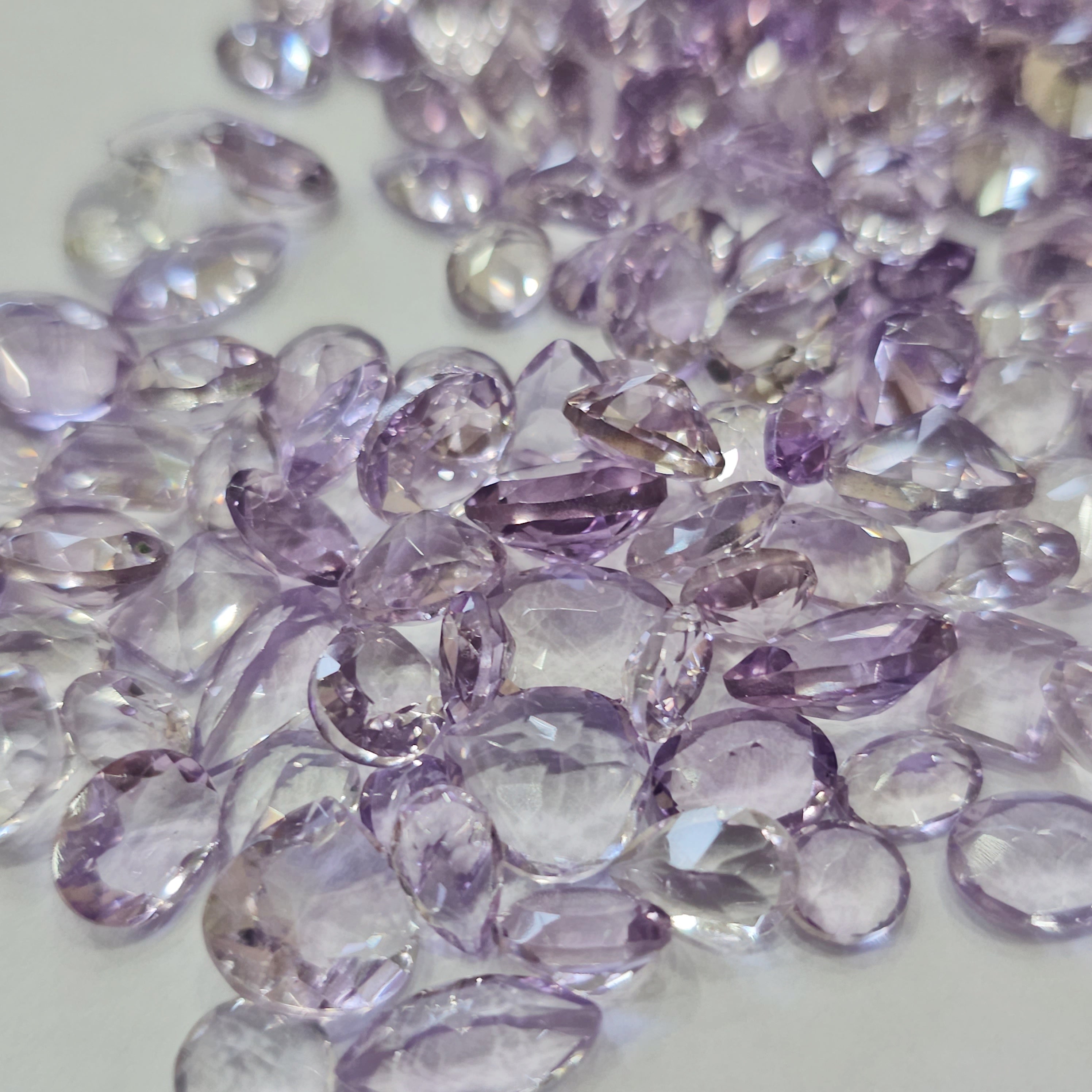 60 Pcs Of Lavender Amethyts | Flawless | 6mm to 10mm - The LabradoriteKing