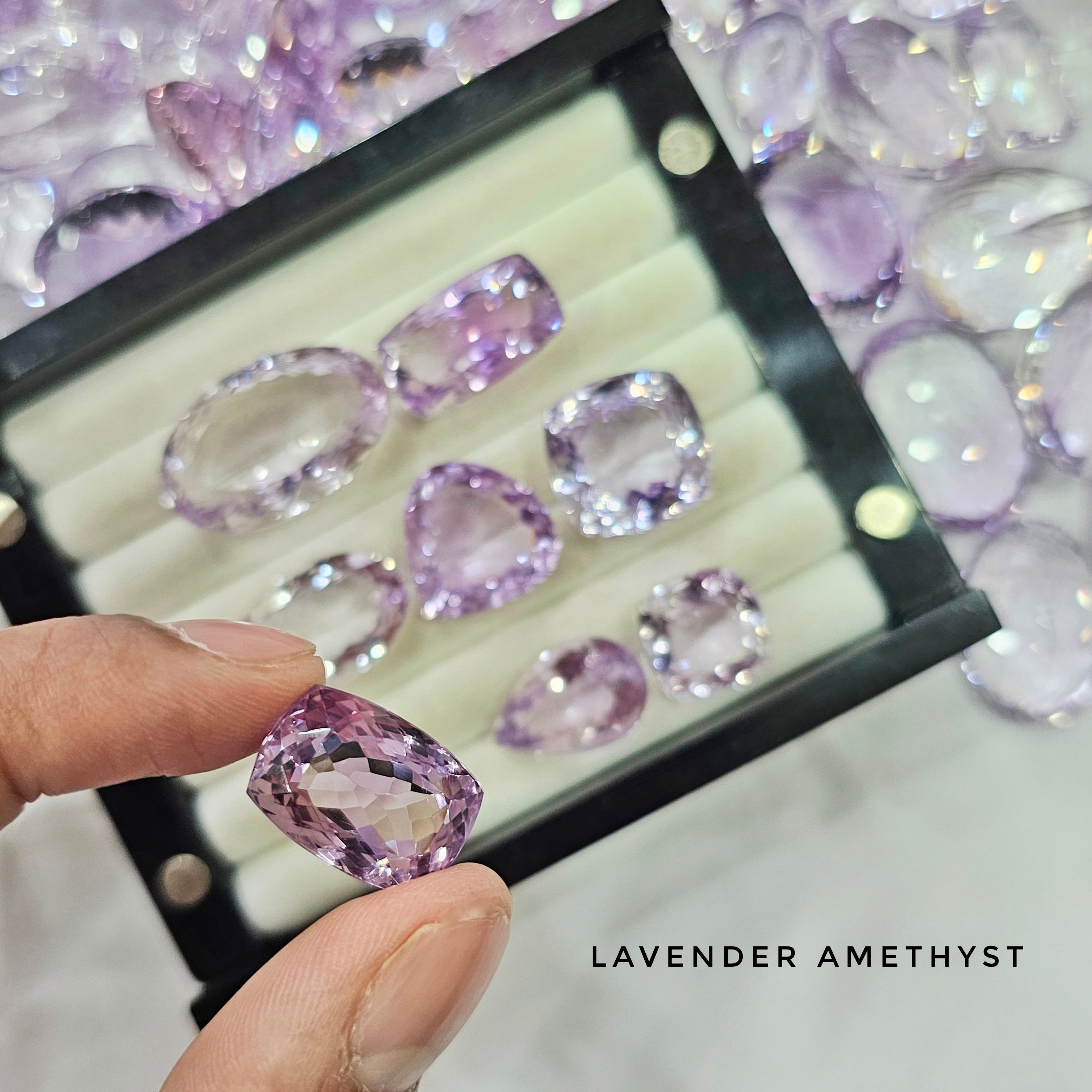 5 Pcs of Lavender Amethyst | Flawless Pastel colours - The LabradoriteKing