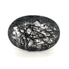 1 Pcs Of Natural Black Rutile Faceted | Oval | Size:21x14mm - The LabradoriteKing