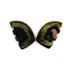 Natural Watermelon Tourmaline Butterfly Carved Pair | Size:14x9mm - The LabradoriteKing