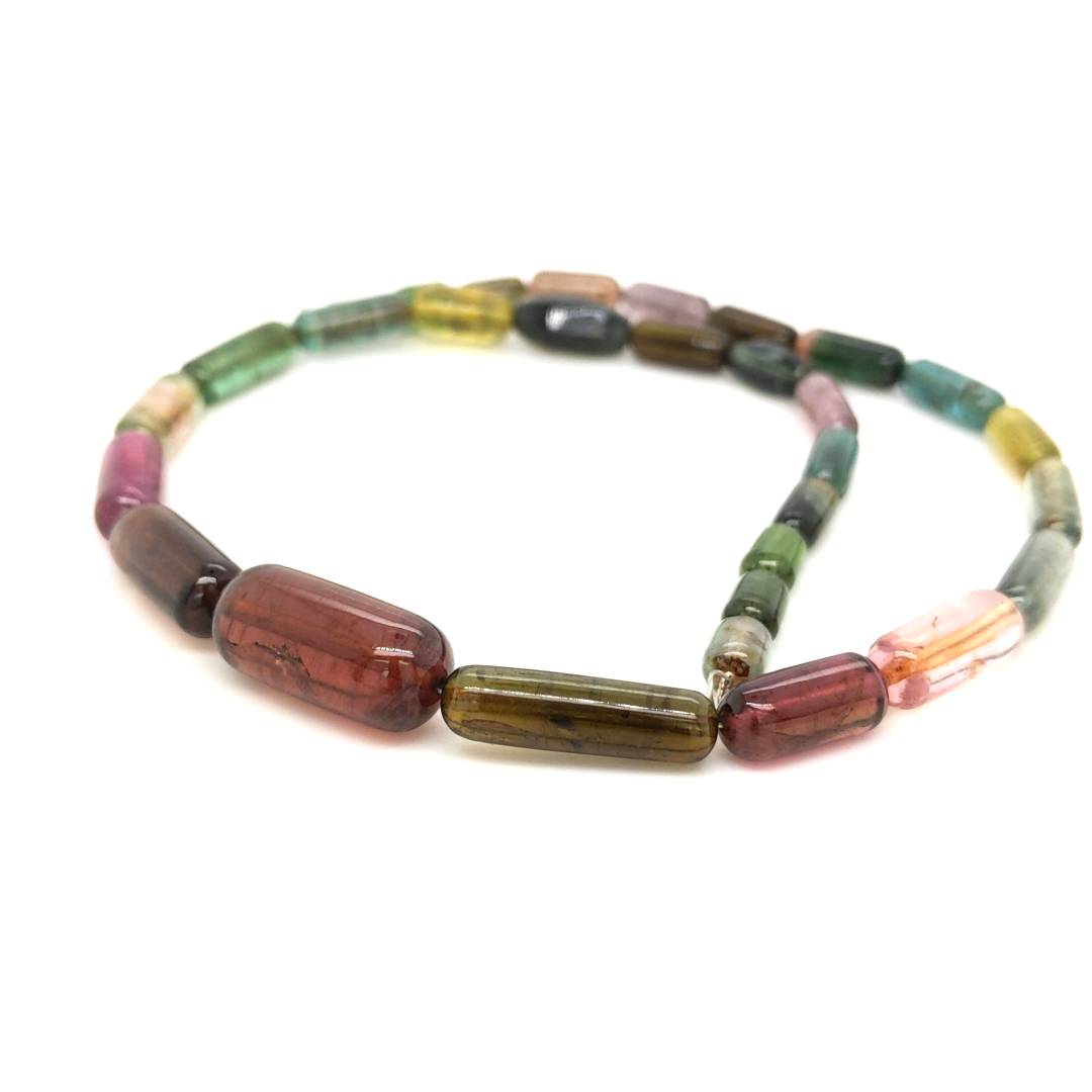 14 Inches Natural Tourmaline Beads | Beads Size:6-18mm - The LabradoriteKing