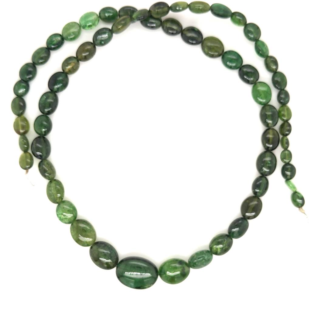 16 Inches Natural Tourmaline Beads | Oval | Beads Size:5-14mm - The LabradoriteKing