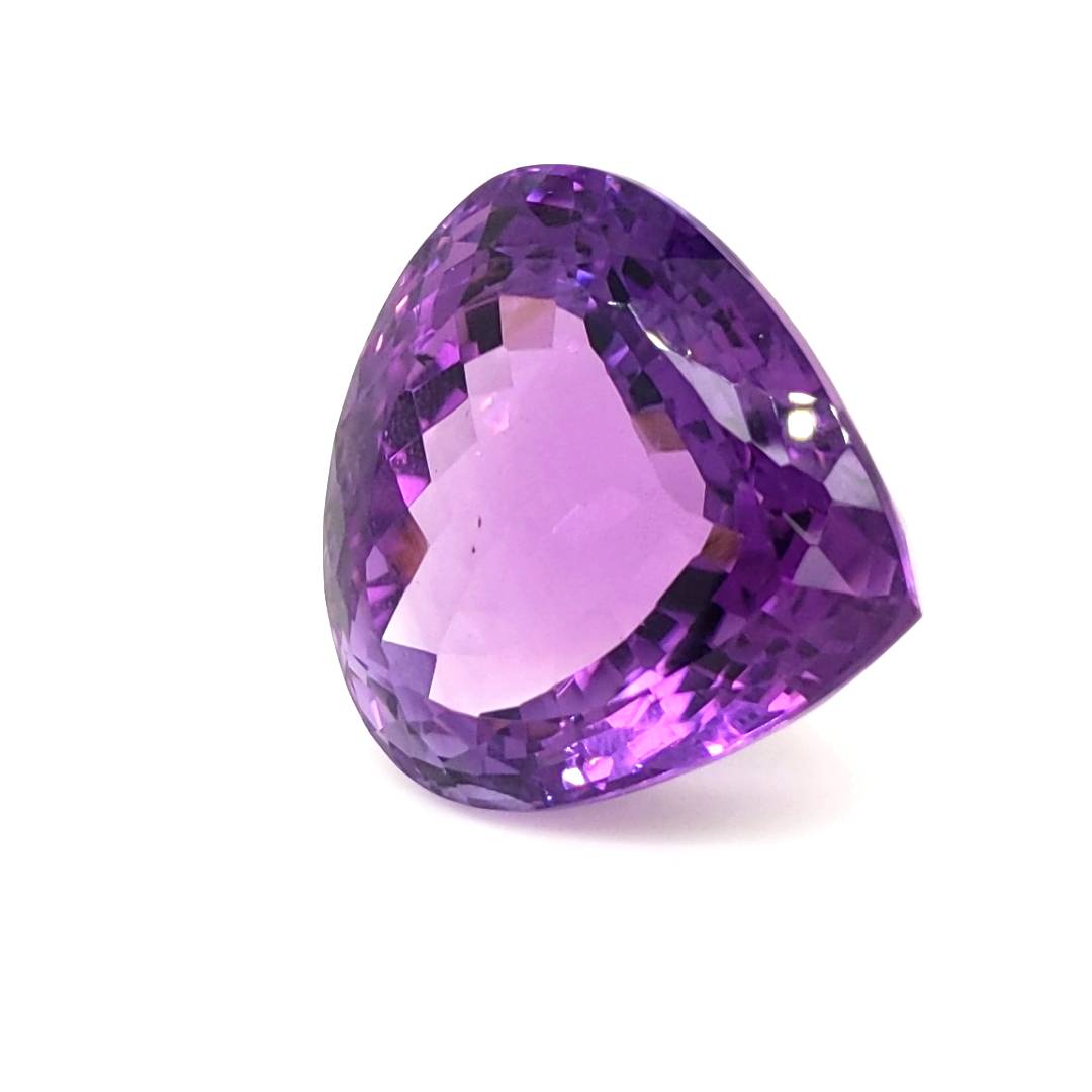 Natural Deep Color Amethyst Faceted | Teardrop | Size: 28mm - The LabradoriteKing