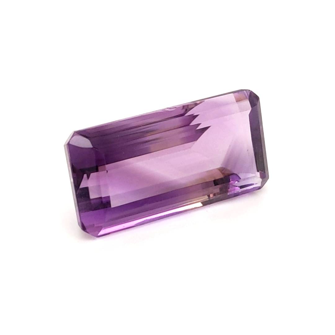 Natural Deep Color Amethyst Faceted | Rectangle | Size: 31x15mm - The LabradoriteKing