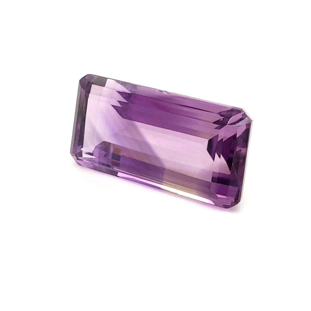 Natural Deep Color Amethyst Faceted | Rectangle | Size: 31x15mm - The LabradoriteKing