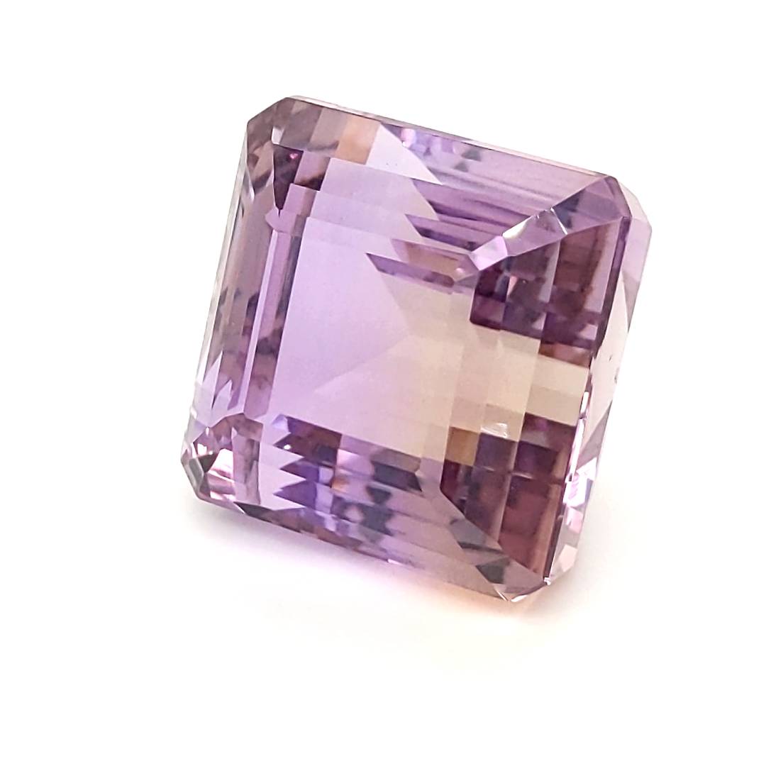 Natural Big Size Ametrine Bolivia Faceted | Square Shape | Size:20mm - The LabradoriteKing