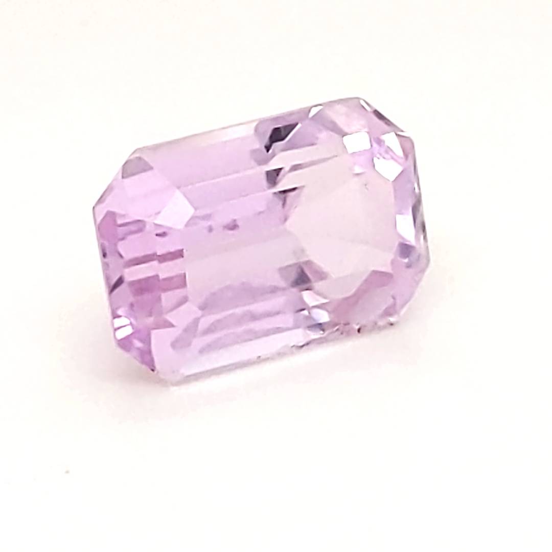 1 Pcs Of Natural Kunzite Faceted | Rectangle | Size:13x8mm - The LabradoriteKing