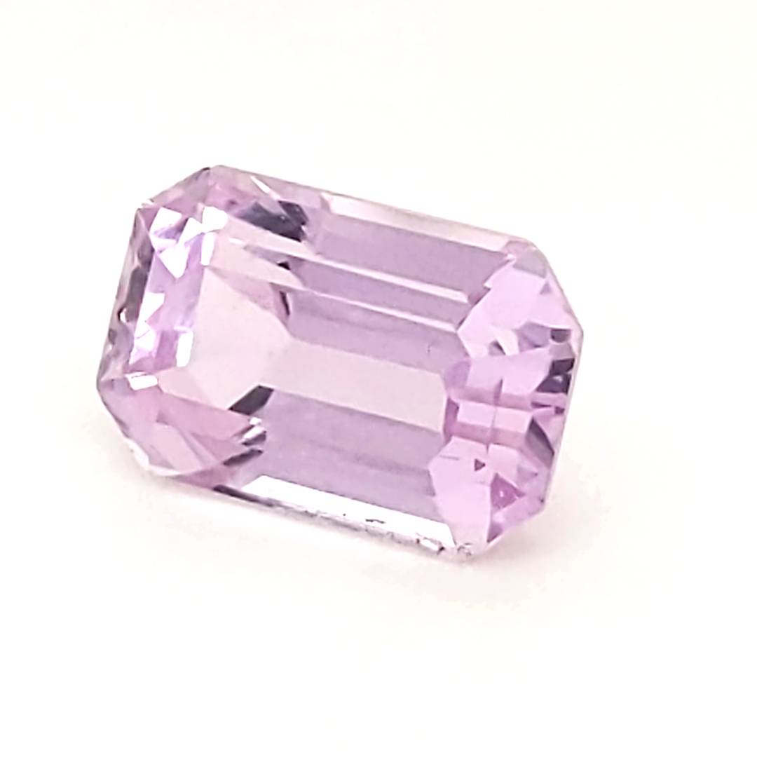 1 Pcs Of Natural Kunzite Faceted | Rectangle | Size:13x8mm