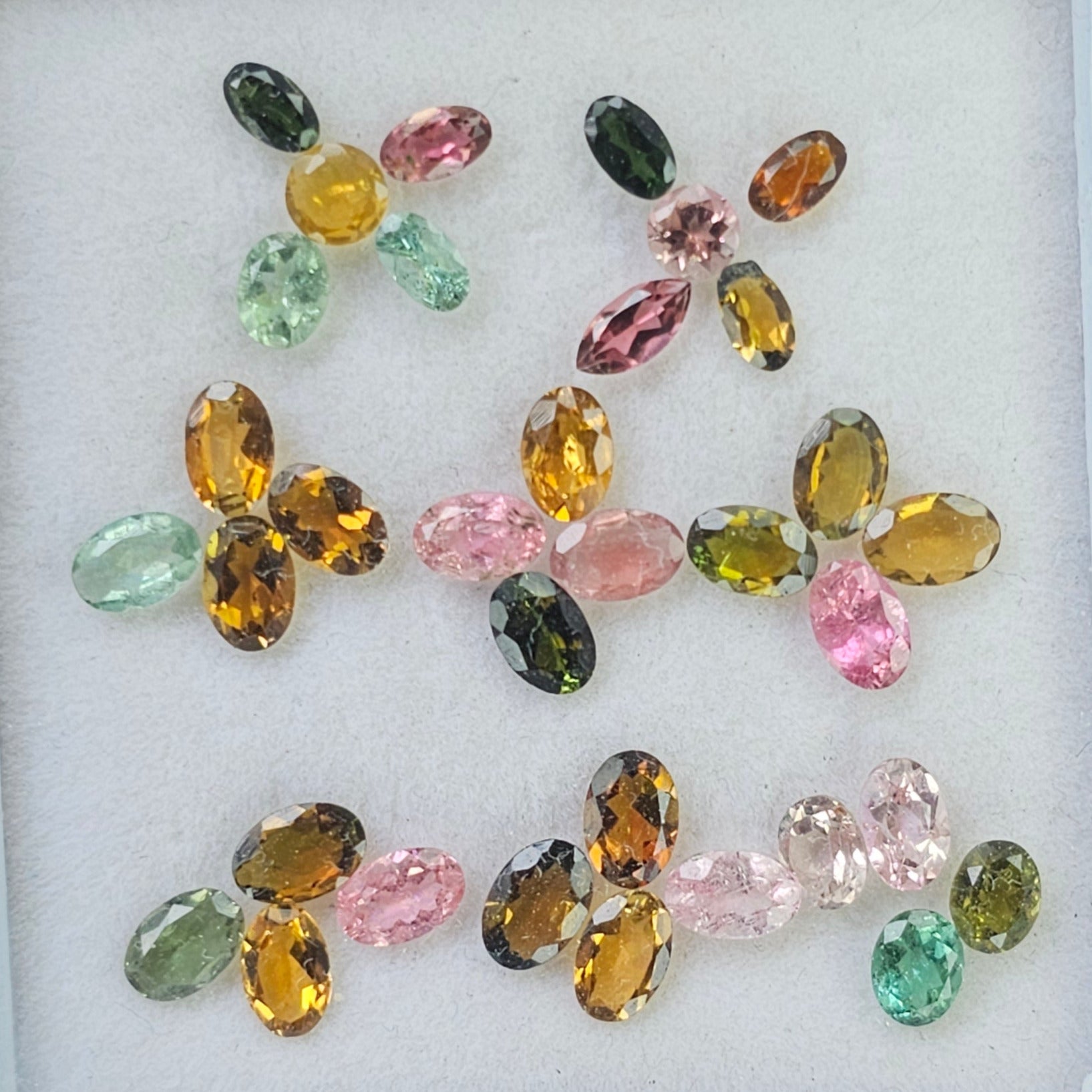 35 Pics Of Natural Tourmaline Faceted |Mix Shape | Size:4-6mm - The LabradoriteKing