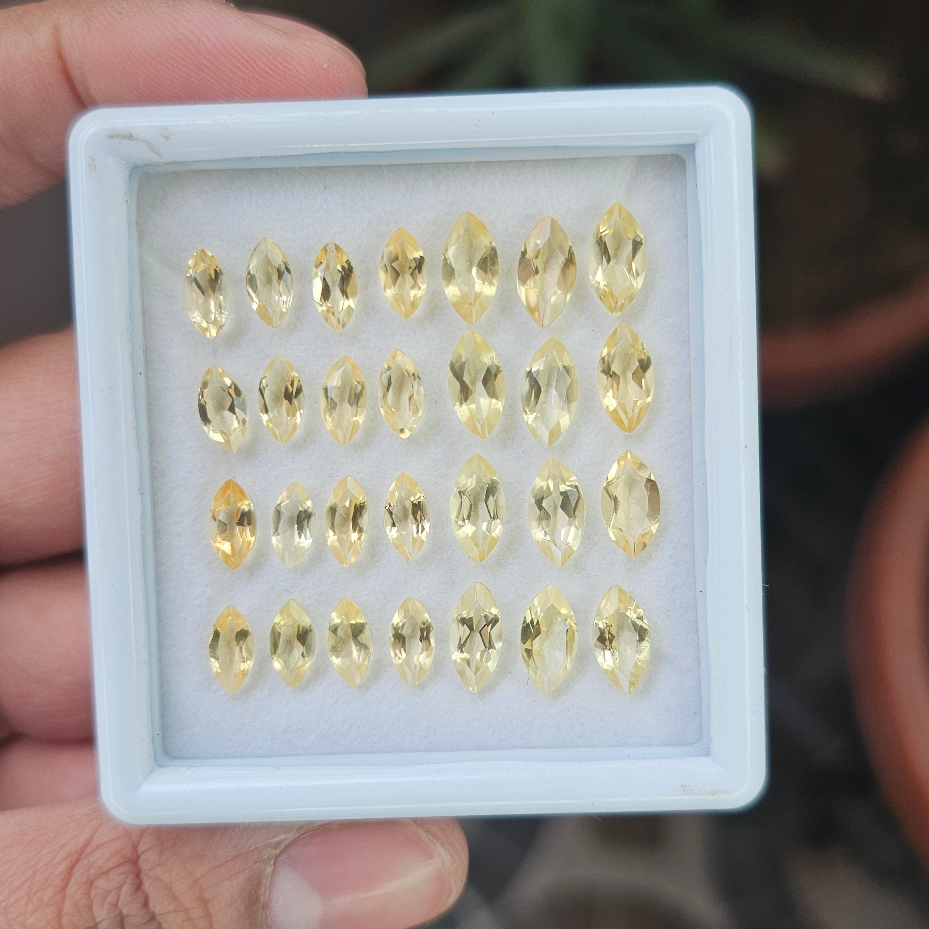 28 Pics Of Natural Citrine Faceted |Marquise Shape | Size:8-10mm - The LabradoriteKing