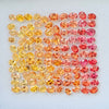 111 Pics Of Natural Orange & Yellow Sapphire Faceted |Oval Shape | Size:3-4mm - The LabradoriteKing