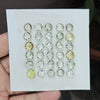 1 Card Of Natural Mix Quartz Rosecut| Round Shape | Size: 8-9mm - The LabradoriteKing