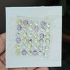 1 Card Of Natural Mix Quartz Rosecut| Mix Shape | Size: 6mm - The LabradoriteKing