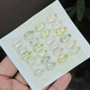 1 Card Of Natural Mix Quartz Rosecut| Pear Shape | Size: 6x15mm - The LabradoriteKing