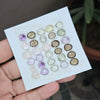 1 Card Of Natural Mix Quartz Rosecut| Round & Pear Shape | Size:6-12mm - The LabradoriteKing