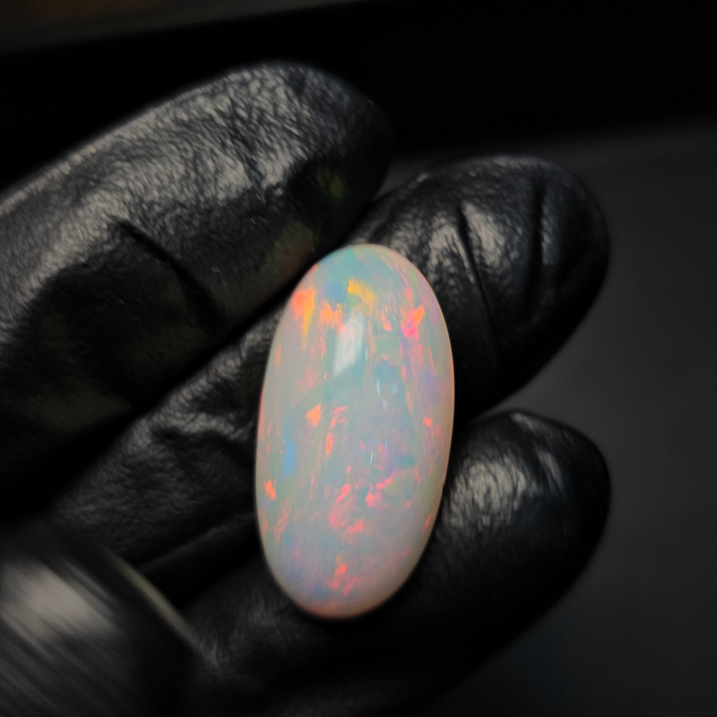 1 Pcs Of Natural Ethopian Opal Oval Shape  |WT: 12.9 Cts|Size: 24x13mm - The LabradoriteKing