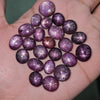 1 Pc Star Ruby cabochon 14mm Oval - The LabradoriteKing