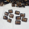 40 Pcs Natural Smoky Quartz |  Emerald Cuts |14mm and 12mm - The LabradoriteKing