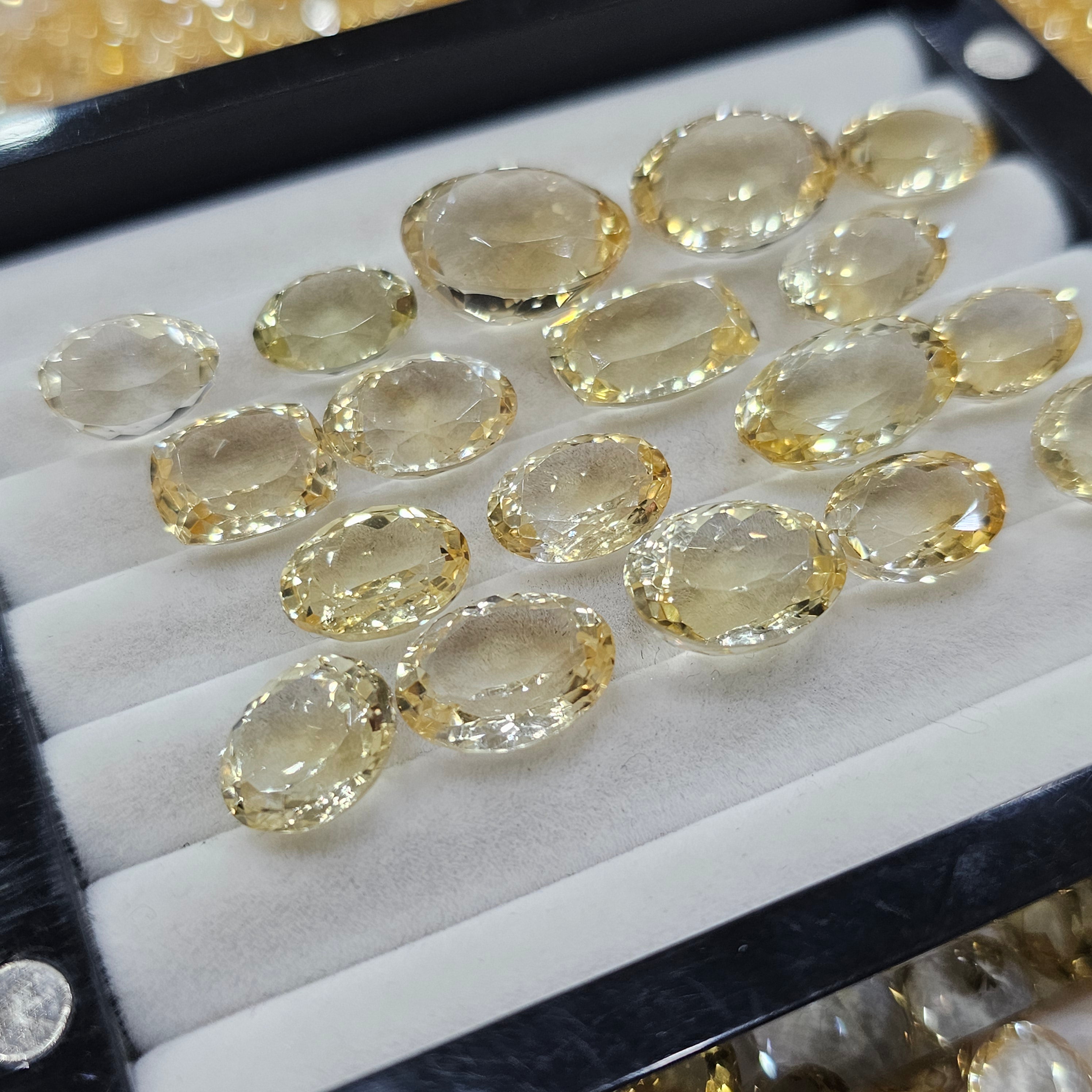 20 Pcs of Faceted Unheated Citrine gemstone | 10mm to 20mm sizes - The LabradoriteKing