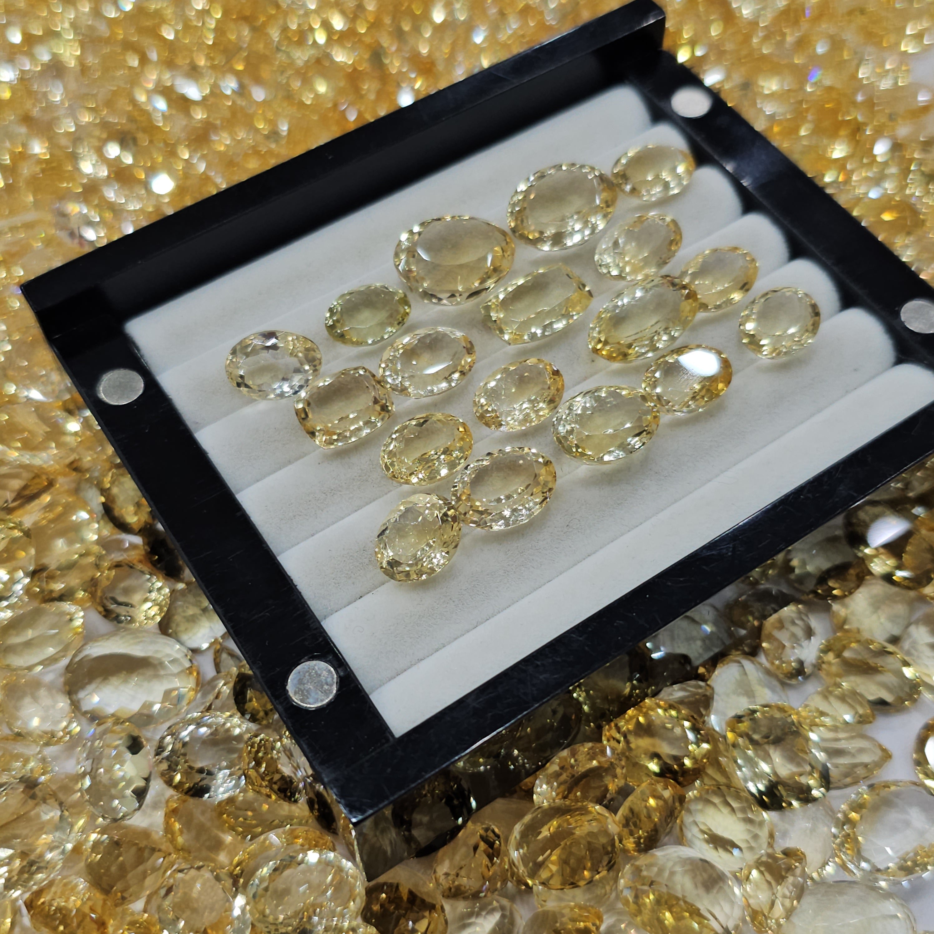 20 Pcs of Faceted Unheated Citrine gemstone | 10mm to 20mm sizes - The LabradoriteKing