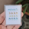 16 Pcs Of Natural Heliodor,Aquamarine & Morganite Faceted |Mix Shape| Size: 4-7mm - The LabradoriteKing