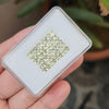 48 Pcs Of Natural Heliodor Faceted |Square Shape| Size: 3mm - The LabradoriteKing