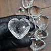 1 Pc Large Clear Quartz Heart | Flawless | 20mm - The LabradoriteKing