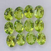 12 Pcs Of Natural Peridot Faceted | Oval|  Size:8x6mm - The LabradoriteKing