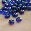 5 Pcs of Natural Sapphire Round cabs| Royal Blue |5mm,6mm,7mm,8mm - The LabradoriteKing