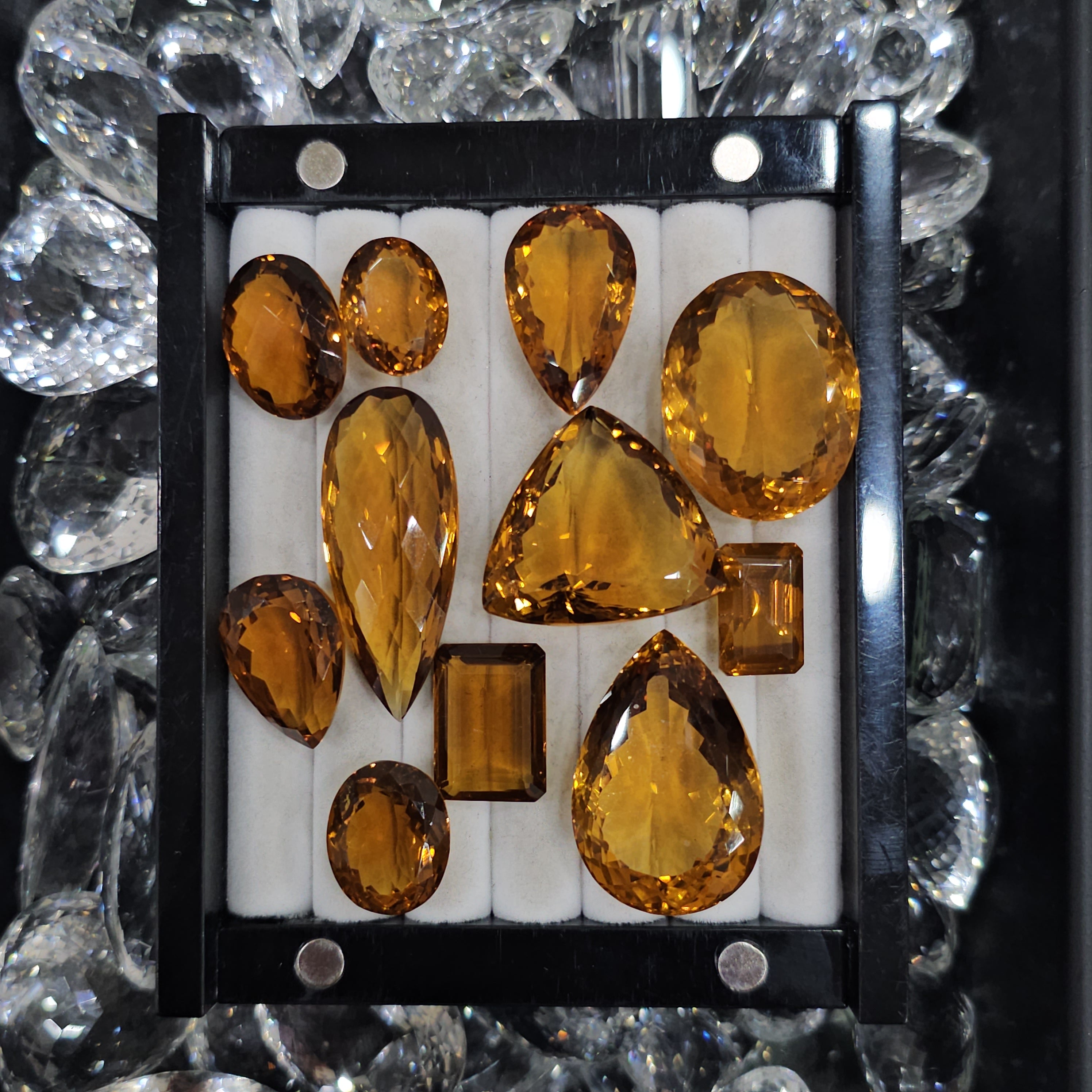 5 Pcs of Deep Honey Quartz | 15-30mm sizes - The LabradoriteKing