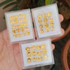 Natural Citrine Faceted | Square| Size:5mm To 11mm - The LabradoriteKing