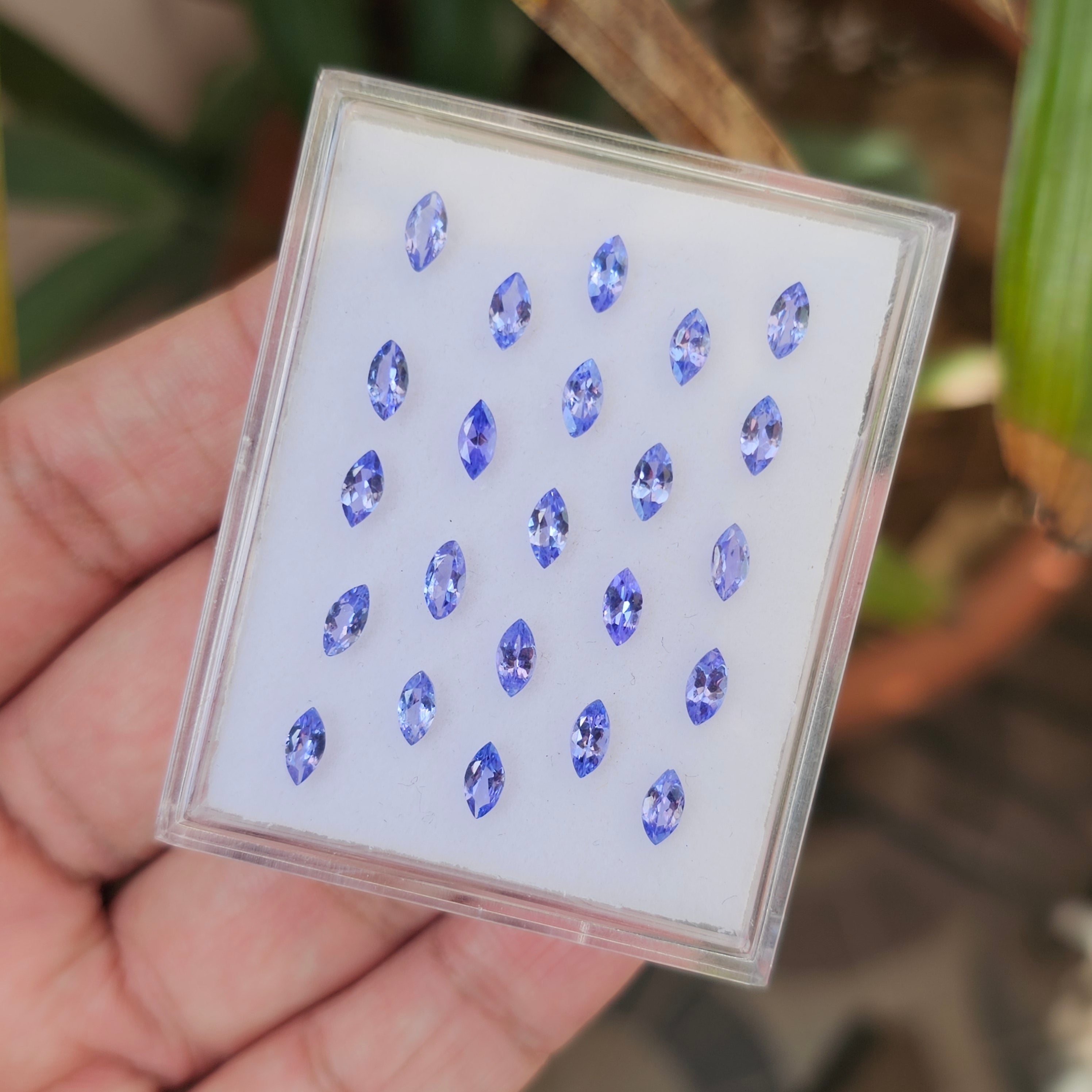 23 Pcs Marquise Cut Natural Tanzanite Gemstone | Size6x3mm - The LabradoriteKing