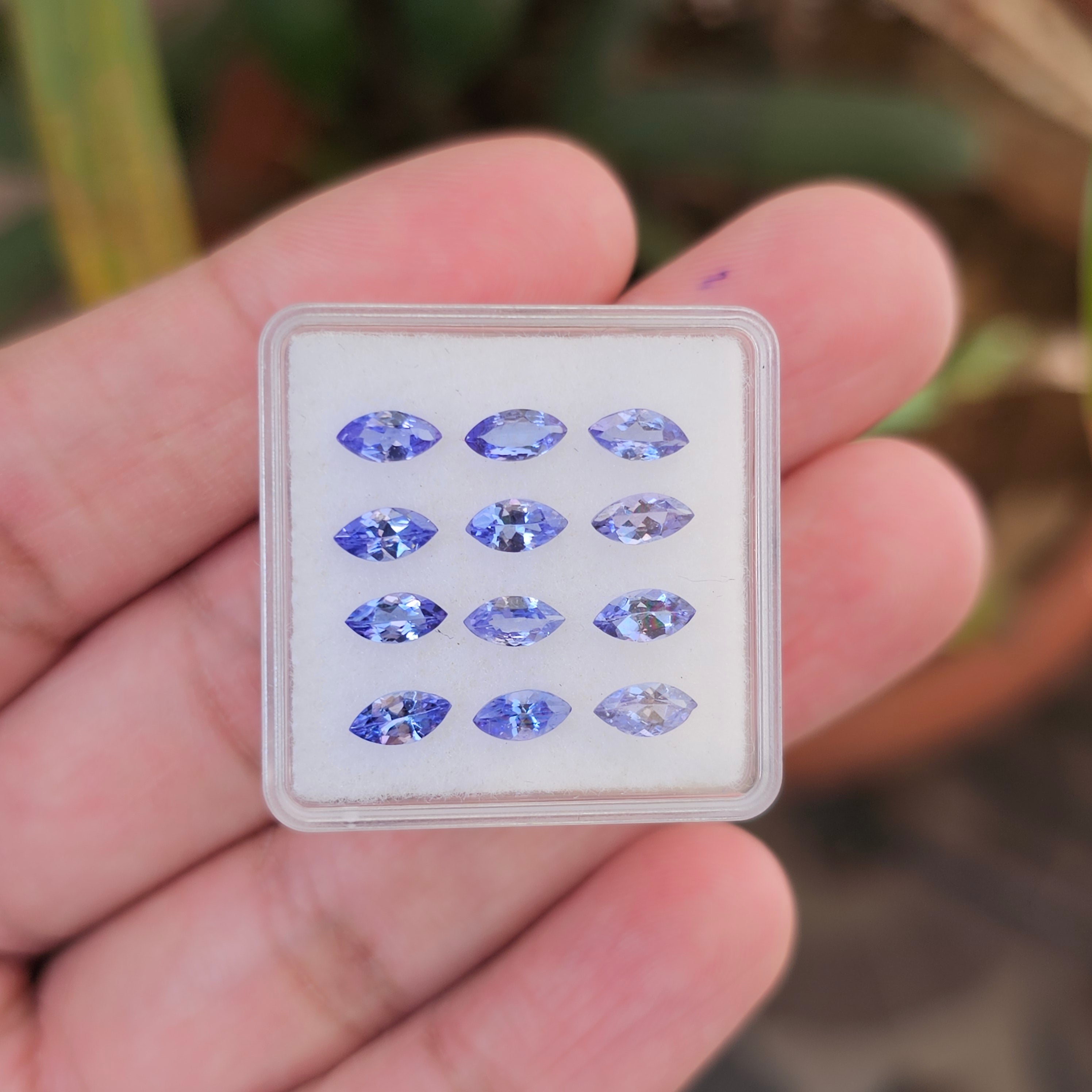 12 Pcs Marquise Cut Natural Tanzanite Gemstone | Size: 6x3mm - The LabradoriteKing