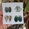 1 Card Of Natural Mass Agate Cabochon| Shape: Mix| Size:26-31mm - The LabradoriteKing