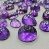 12 Pcs Amethyst Cabochon | Vivid Deep AAA Colour | 12-20mm sizes - The LabradoriteKing