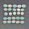25 pcs Natural Ethiopian Opal Faceted  | Oval & Round | Size:5-7mm - The LabradoriteKing