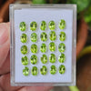 30 Pcs Of Natural Peridot Faceted | Shape: Oval| Size: 7x5mm - The LabradoriteKing