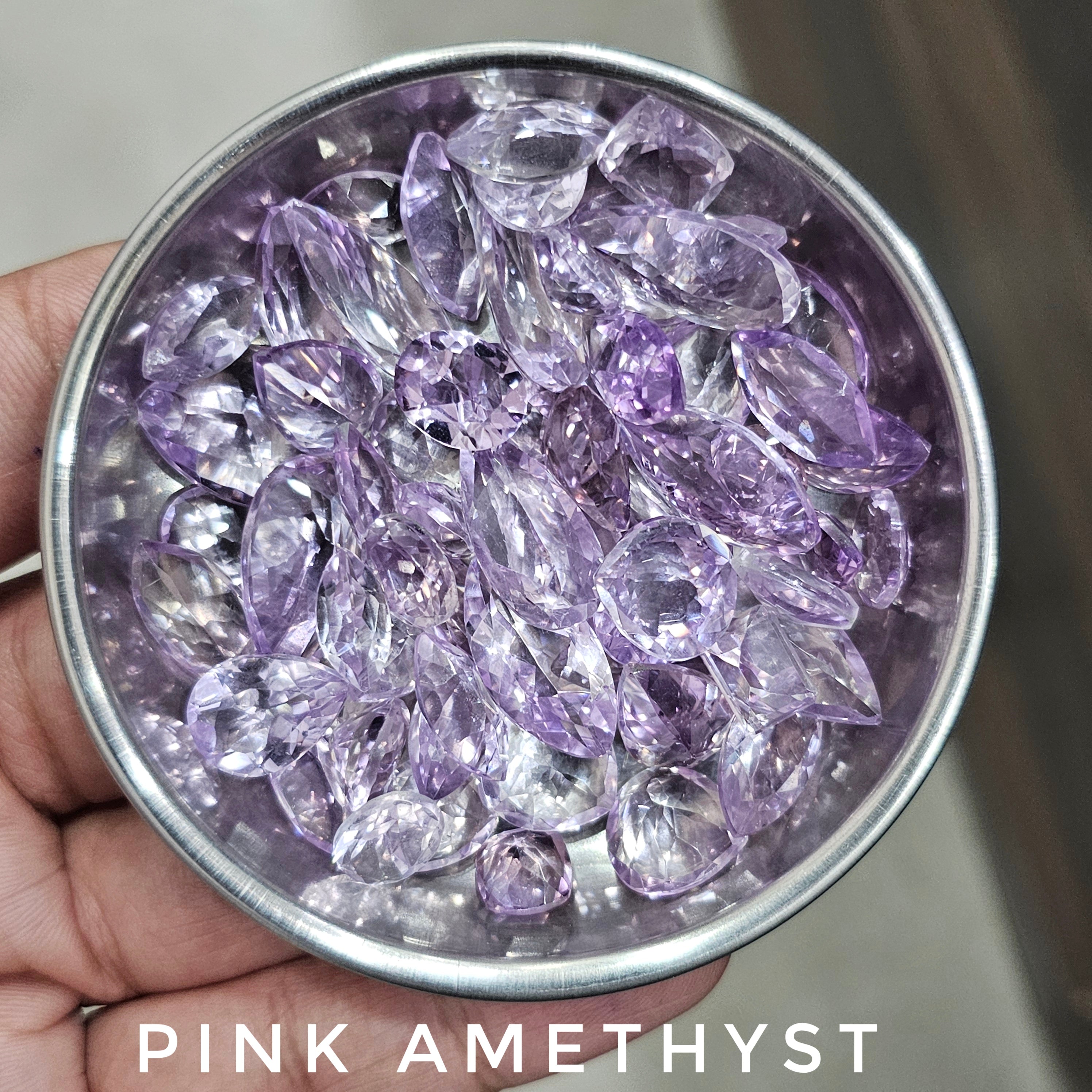 150 CaratsScoop of Lavender Amethyst, Green Amethyst, Ametrines, Citrines | 40-50 Pcs | 10mm -15mm