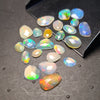 23 pcs Natural Ethiopian Opal Rose Cuts | Fancy Shape | Size:9-13mm - The LabradoriteKing