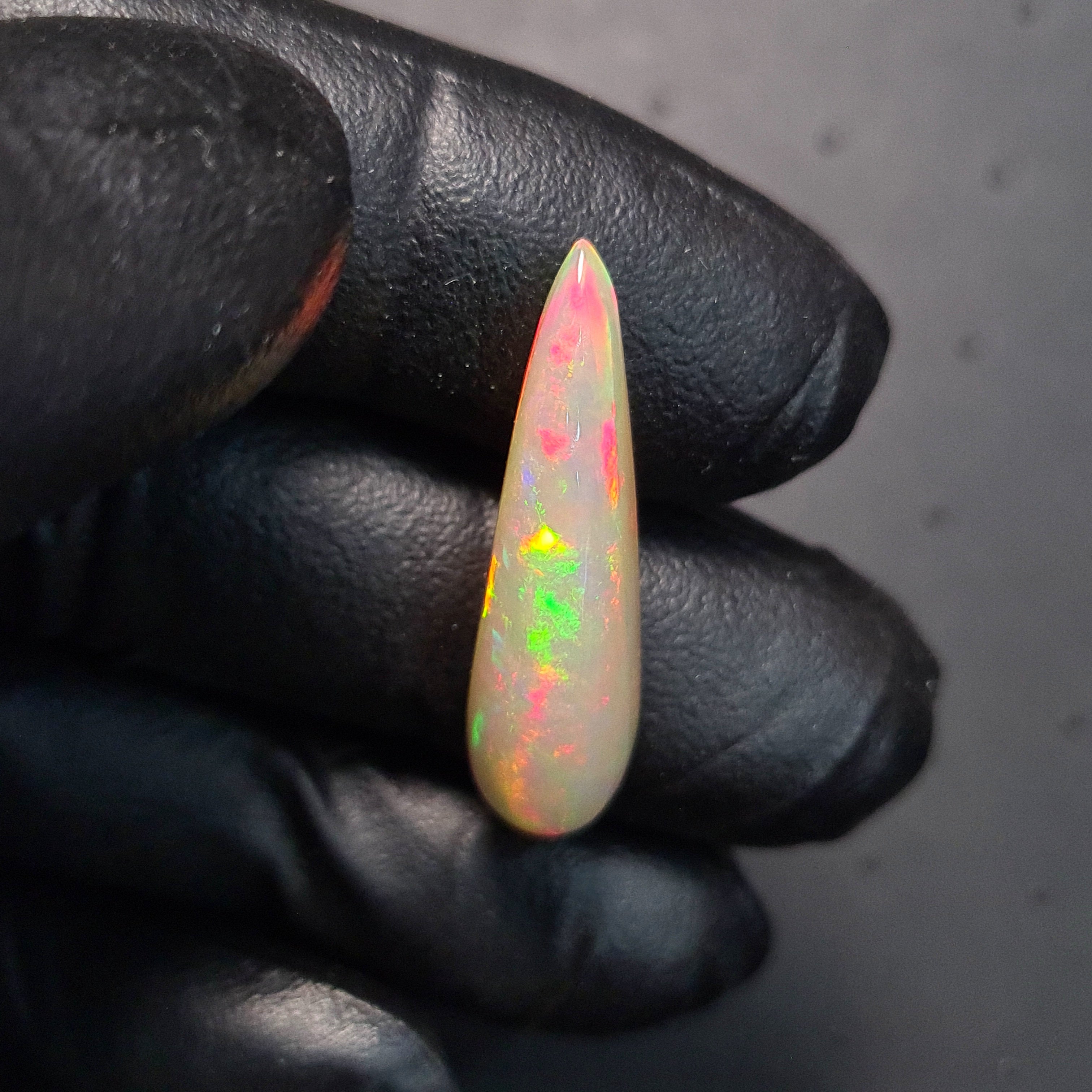 1  Pcs Of Natural Ethopian Opal  | Pear Shape | Size: 30x8mm