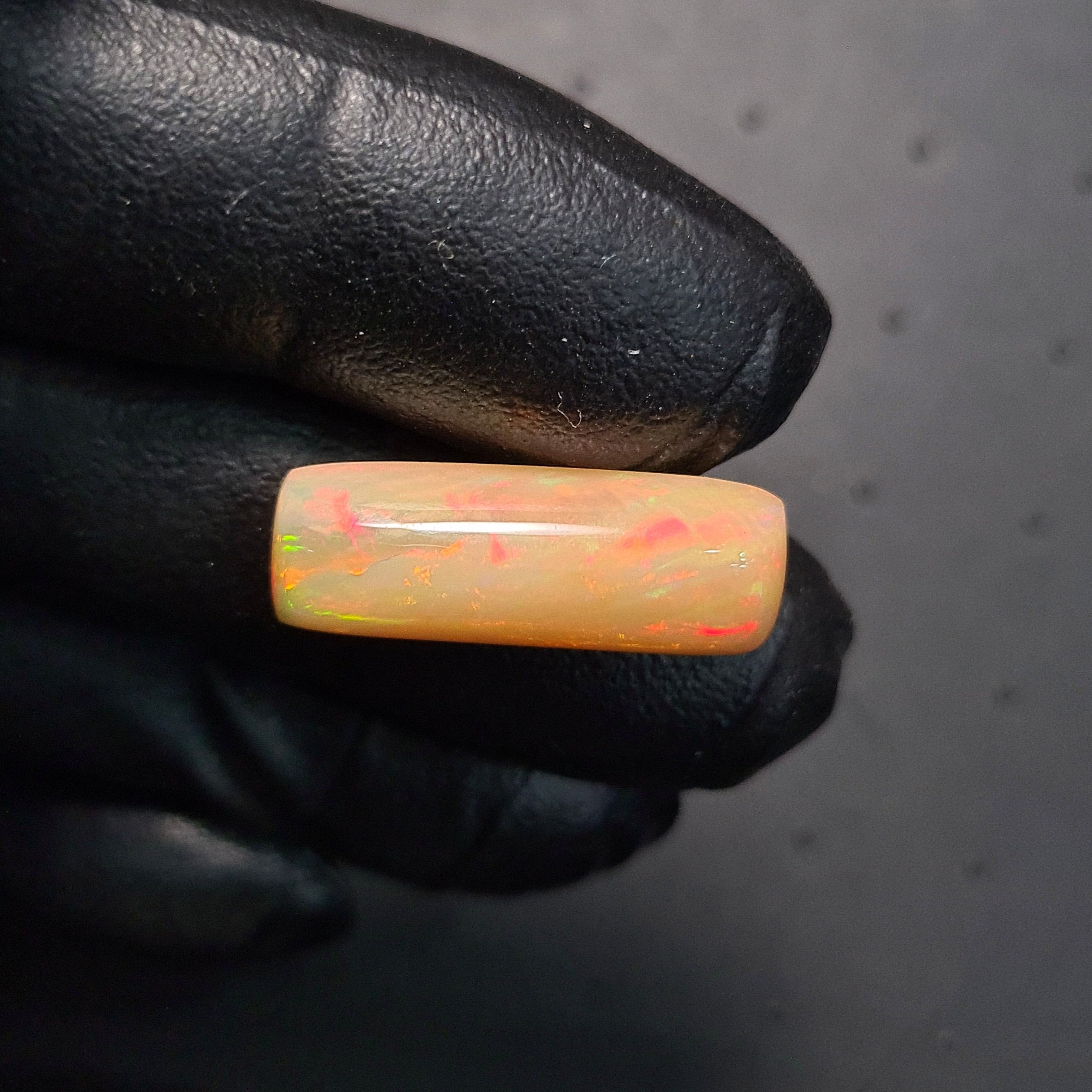 1  Pcs Of Natural Ethopian Opal  | Rectangle Shape | Size: 23x8mm