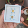 10 Pcs Of Natural Blue Topaz & Citrine Faceted | Shape:Rectangle & Trillion | Size: 5-9mm