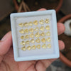 12 Pcs Of Natural Citrine Faceted | Shape: Trillion | Size: 5-6mm