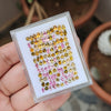 112 Pcs Of Natural Yellow & Pink Tourmaline Faceted | Shape: Mix | Size:3-4mm - The LabradoriteKing