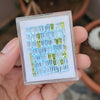 77 Pcs Of Natural Blue Topaz & Peridot Faceted | Shape:Rectangle | Size: 4-6mm - The LabradoriteKing