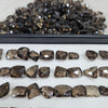 40 Pcs Natural Smoky Quartz Checkerboard Cut | Fancy Shape | Sizes: 10-14mm