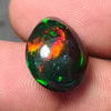 Natural Ethiopian Black Smoked Opal Cabochon| Pear Shape | Size: 16x12mm | 6.1 Cts