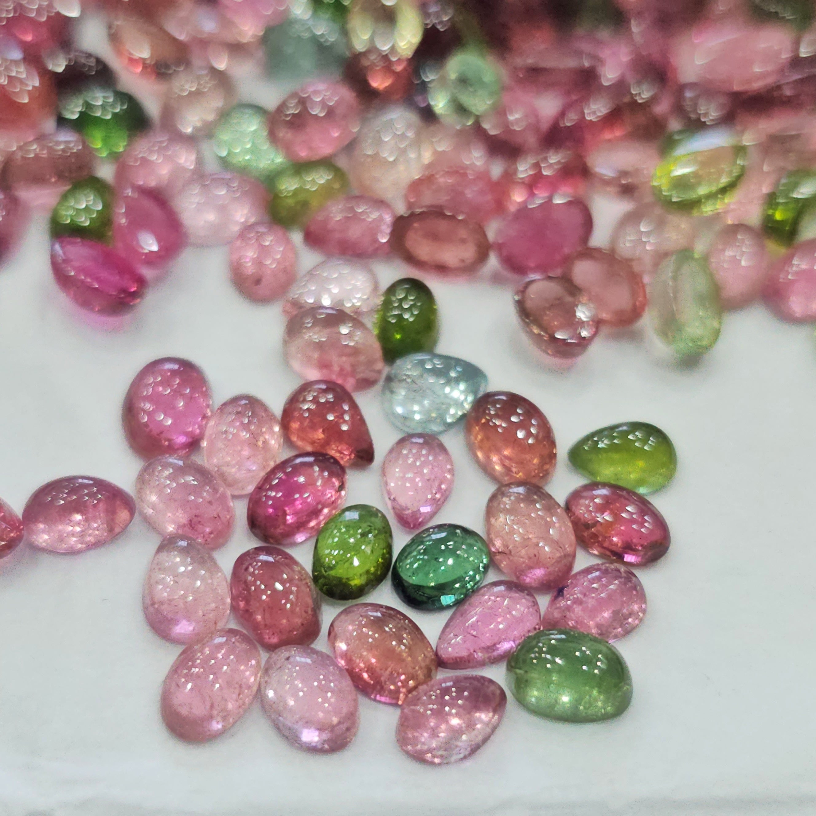 10 Pcs of Tourmaline 8mm to 10mm | 20 Carats Approx - The LabradoriteKing