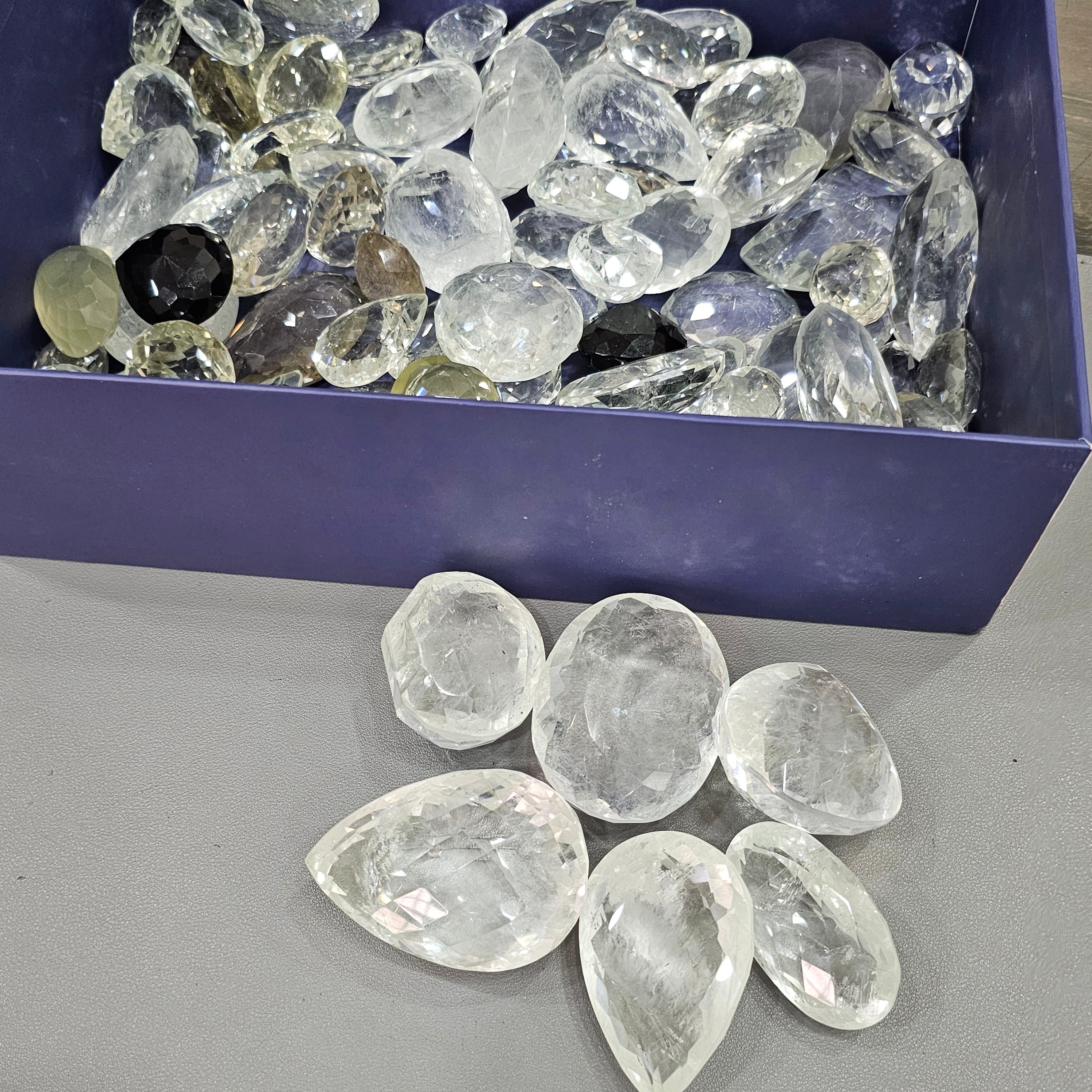 Jumbo Faceted Quartz from Jharkand India | 40mm+ Size