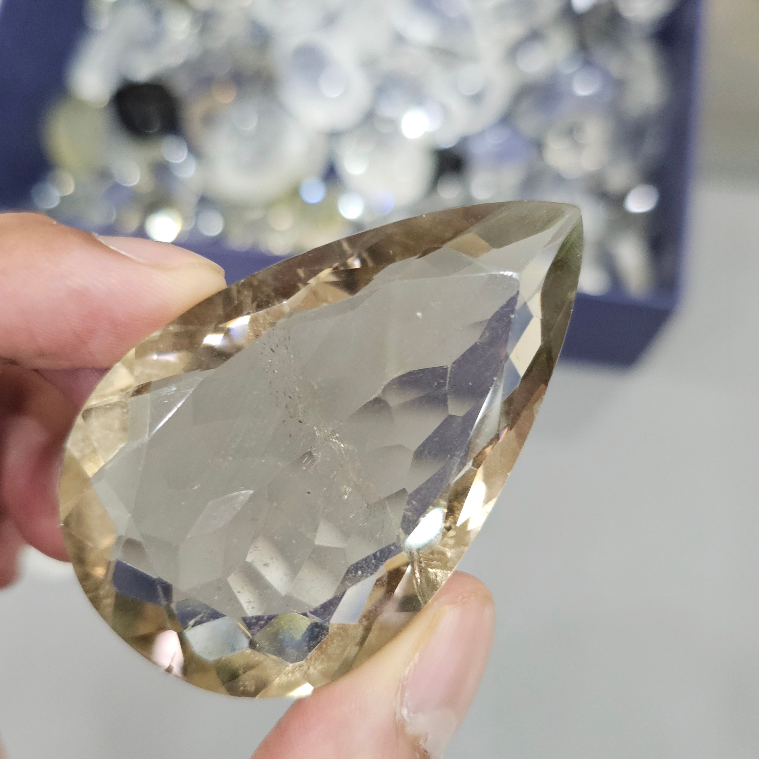 Jumbo Faceted Quartz from Jharkand India | 40mm+ Size